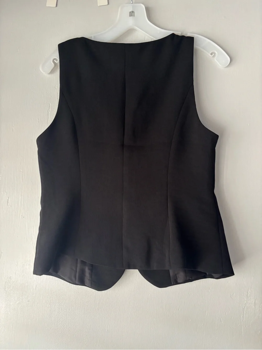a new day Black Button-Front Sleeveless Vest